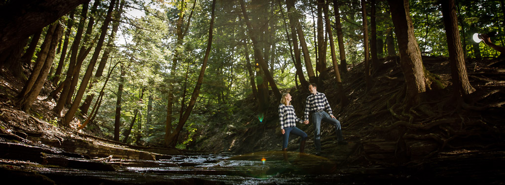 Thatcher Park Engagement Photography